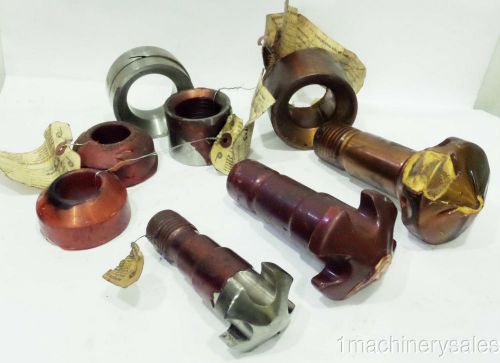 LOT CINCINNATI PLASTIC INJECTION MOLDING MACHINE RING CHECK VALVE NOZZLE  (I,11-