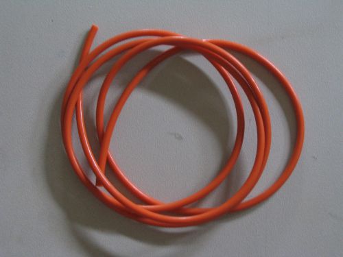 5ft - Polyurethane Round Belt 3/16&#034; diam solid orange