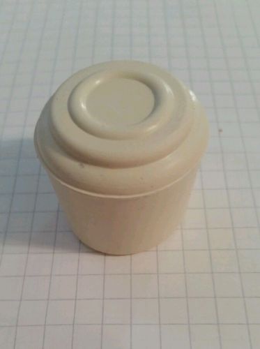 Shepherd  1&#034; Off White Rubber Leg Tip - 3214 -1, use on furniture, etc