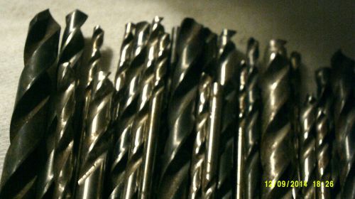 Drill Bit Lot, Many Sizes, Drill Press,Wood, Metal,Over 40 Pcs,Woodworking Lot