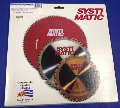 8&#034; Systimatic Plastic Trim Saw Blade PT# 1370 ~ 60 Teeth ~ .085/.131 Width