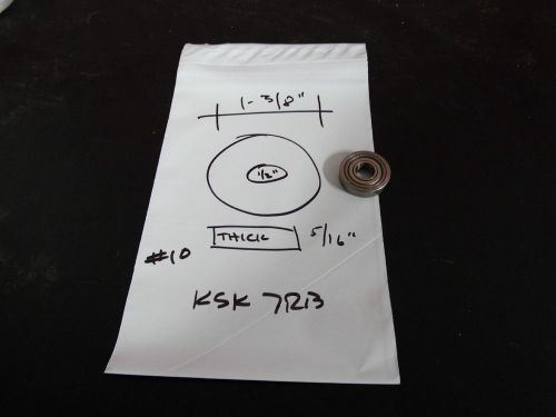 Shaper rub collar bearing - 1/2&#034; id x 1-3/8&#034; od x 5/16&#034; w - ksk 7r13 for sale