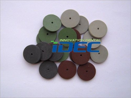 Free shipping 100PCS Dental Silicone Rubber Polishing Wheels Dental Lab