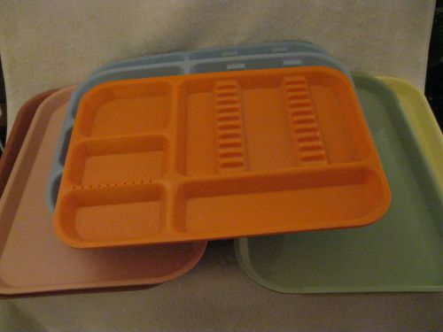 PLASTIC OPERATORY TRAYS - LOT OF 7