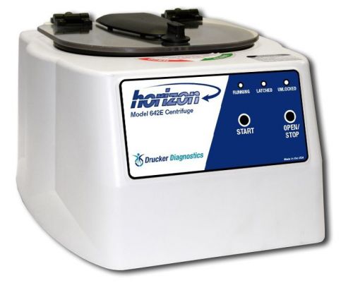 NEW ! Drucker 642E Fixed Speed 3380rpm Horizontal Rotor Centrifuge, 6 x (5-10ml)