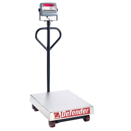 Ohaus D31P500TX Defender 3000 Wheeled Bench Scale, Cap. 500kg, Res 0.1kg