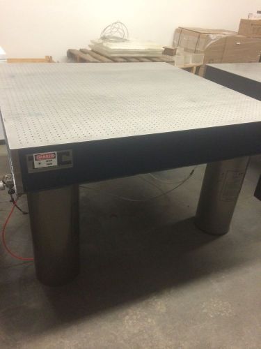 Tmc micro-g vibration isolation table 60&#034;x60x36&#034;, breadboard top, nrc air legs for sale