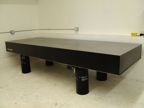 MELLES GRIOT 4&#039; x 12&#039; x 12&#034;  OPTICAL TABLE w/ NEWPORT I-2000 PNEUMATIC ISOLATION