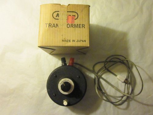 Vintage Nikon Microscope Adjustable Power Supply Transformer 110/115V Sec. 6