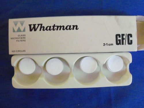 Whatman gf/c glass micro fibre filters 2.1 cm dia for sale