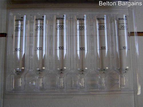 biotage Concentration Tubes  200ml w 1ml Stem