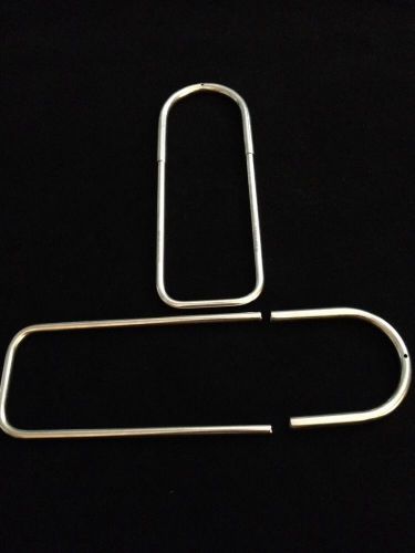 Set of 2 sterilization surgical instrument holder 8&#034;x2.75&#034; excellent condition for sale