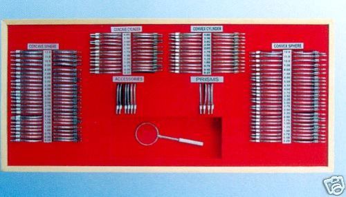 Trial lens set 158 pcs + trial frame/caja de pruebas for sale