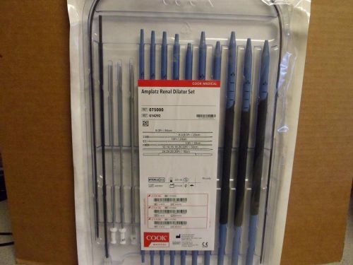 Cook amplatz renal dilator 15 piece set  ref g14292 exp 2017-05 for sale