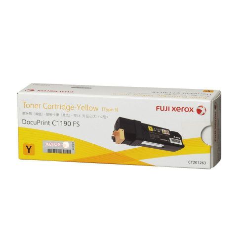 C1190 Fuji Xerox Genuine Yellow Toner CT201263