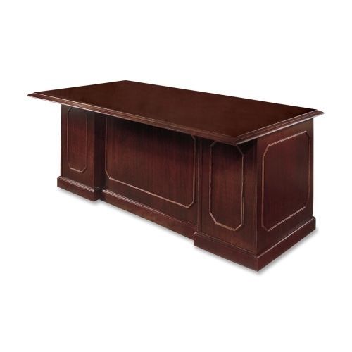 Governor&#039;s Series Double Pedestal Desk, 72w x 36d x 30h, Mahogany