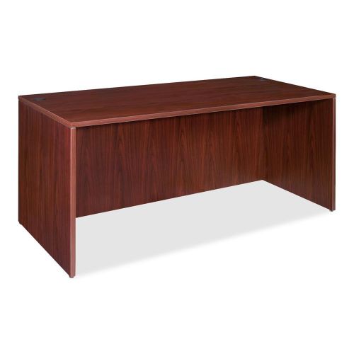 Lorell LLR69373 Essentials Series Mahogany Laminate Desking