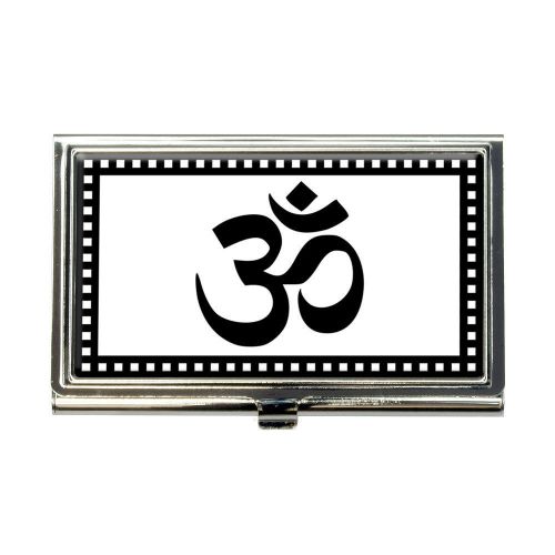 Om Symbol Business Credit Card Holder Case