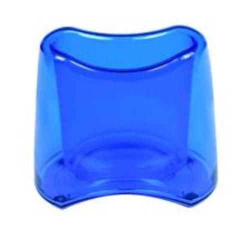 Baumgarten&#039;s Translucent Cup Desk Organizer Blue