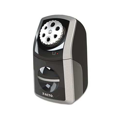 Elmer&#039;s SharpX Performance Pencil Sharpener, Black/Silver. Sold as Each