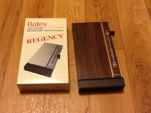 Bates List Finder Brand New