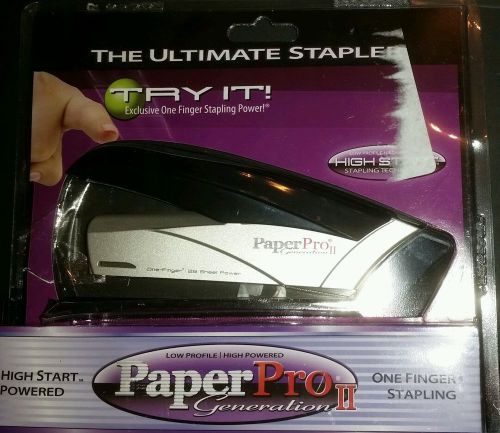 PaperPro Generation ll High Start Stapler- 28 Sheets Capacity- Silver/Black