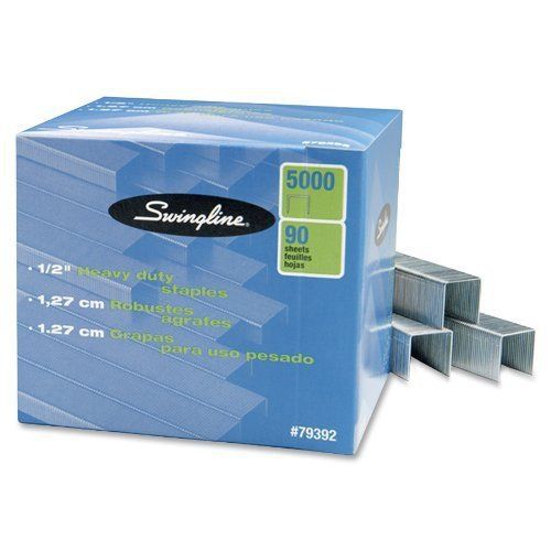 Swingline Sf39 Heavy-duty Staples - 100 Per Strip - 0.50&#034; Leg - 0.50&#034; (swi79392)