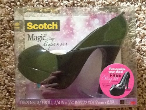 &#034;NEW&#034; Scotch Shoe Dispenser with Magic Tape, 3/4 x 350 Inches (C30-SHOE-B)