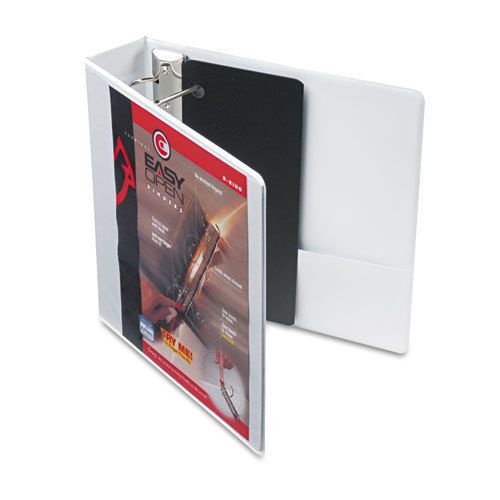 Easy Open ClearVue Locking Slant-D Ring Binder, 2&#034;, White