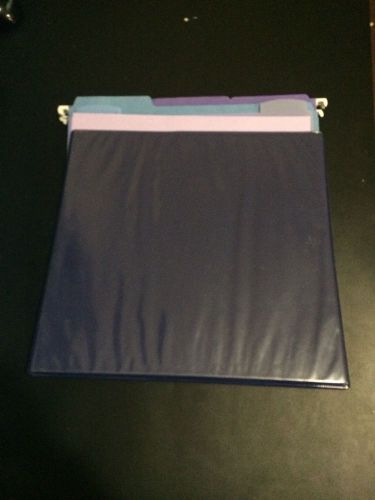 Blue Office Set - Binder Avery Pendaflex Uline Supplies Folders Dividers Labels