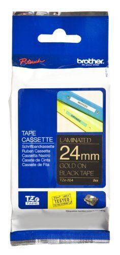 Brother International Tze354 Brother Tze354 Label Tape - 1&#034; Width X 26.20 Ft