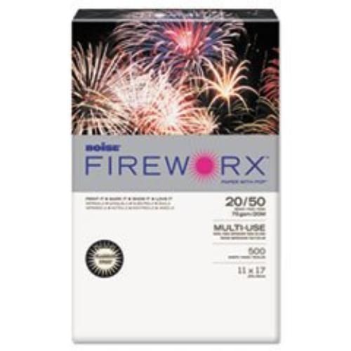 Cascades MP2207IY Fireworx Colored Paper, 20lb, 11 X 17, Flashing Ivory, 500