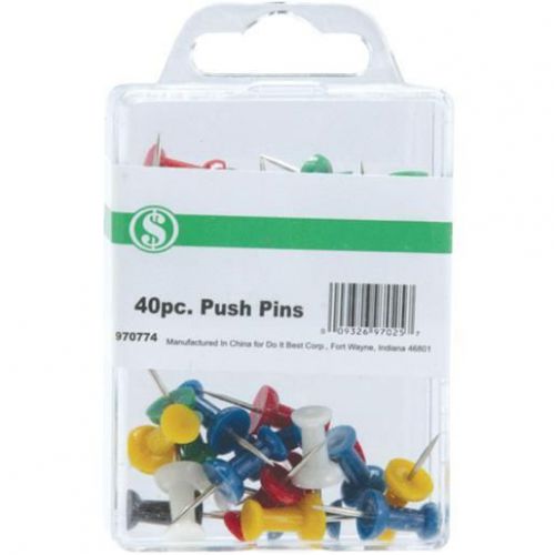 40PC PUSH PINS CC301116