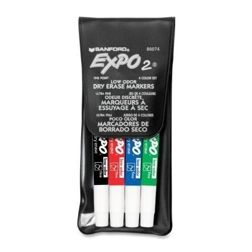 Expo fine point marker - fine marker point type - assorted ink - 4 / (san86074) for sale