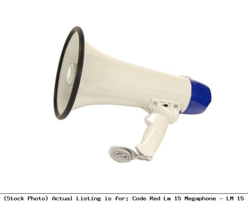 Code red lm 15 megaphone - lm 15 loudspeaker for sale