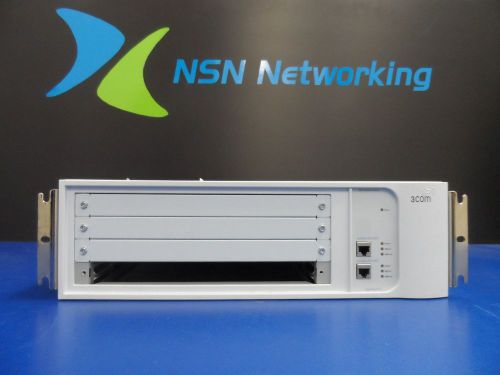 3COM NBX V5000 Gateway Chassis 3C10200B 655-0145-01 w/ Rack Ears NO MODULES