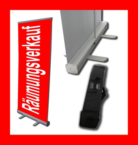 ROLL UP Banner Display RAUMUNGSVERKAUF 85 x 200 cm