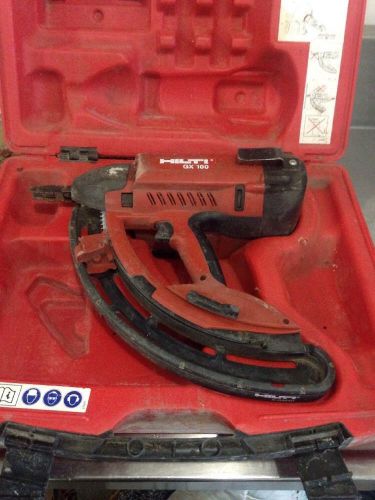 Hilti GX100 Nail Gun with X-GM40 Extended Nail Clip