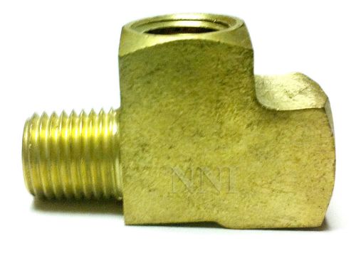 Brass 1/4&#034; Female x 1/4&#034; Male x 1/4&#034; Female NPT Street Tee