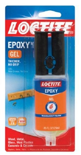 Henkel, 2 Pack, Loctite, .85 OZ, Gel Syringe 2 Part Epoxy