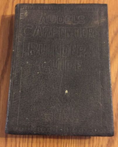 Vintage Audels Carpenters and Builders Guide Vol 4 Doors Windows Mill Work