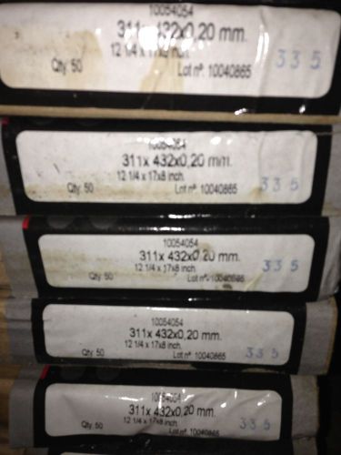 Glunz jensen iplate offset print plate platewriter 12 1/4 x 17&#034; .20mm 10054054 for sale