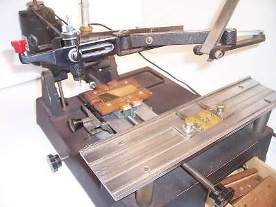 NEW HERMES GM  ENGRAVING MACHINE ENGRAVOGRAPH ENGRAVER &amp; FONT SET