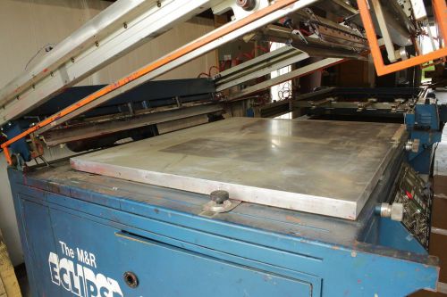 Flatbed Digital Screenprinter &amp; Automatic Takeoff M&amp;R ECLIPSE 4056