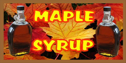 MAPLE SYRUP BANNER