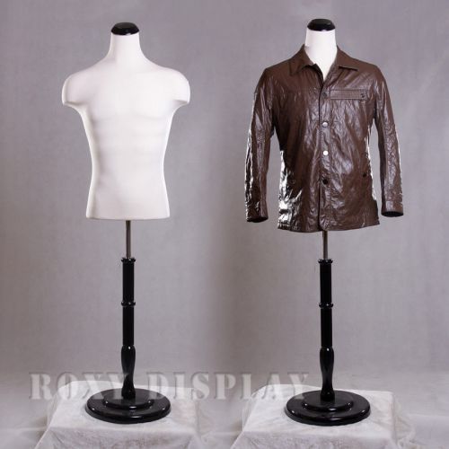 Male Mannequin Manequin Manikin Dress Form #33DD01+BS-R02B