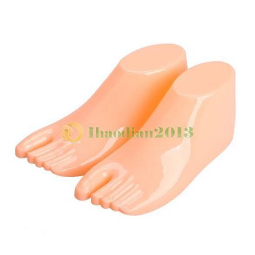 A1st pair of hard plastic children feet mannequin foot model us12.5 eu30 uk11.5 for sale