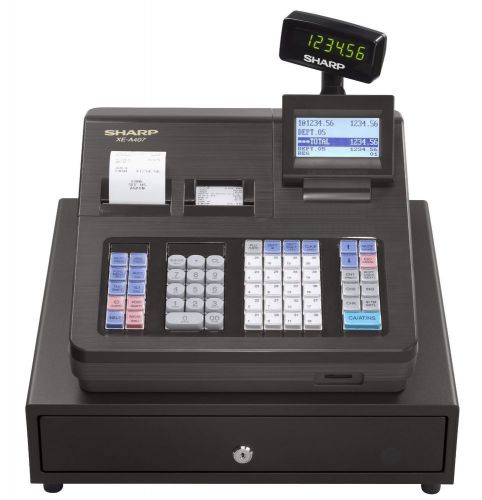 Sharp Xea407 Cash Register Electronic 8Line Display 32Gb Sd