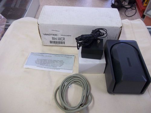 MAGTEK MINI MICR CHECK READER P/N# 22522003.  Never used !!!