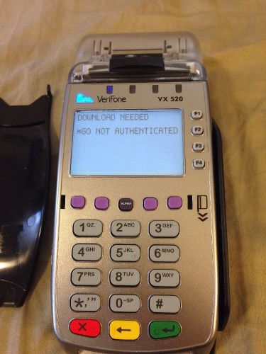 VeriFone VX 520 Dual Comm Modern Credit Card Machine W/ Power Cord